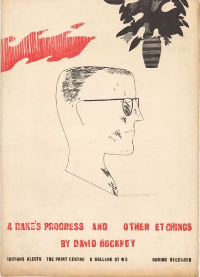 David HOCKNEY - 1963 A Rake's Progress and Other Etchings - Editions Alecto - Affiche...