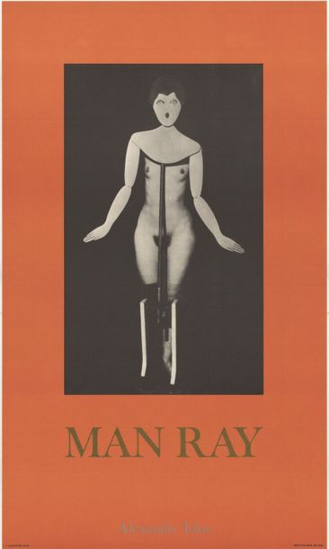 Man Ray Alexandre Lolas - Affiche italienne roulée en très bon état. Graphic Olimpia,...
