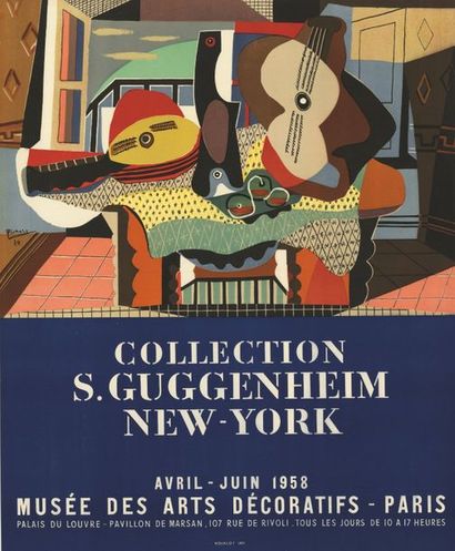 Pablo PICASSO - 1958 Collection S - Guggenheim New-York. Musée des Arts Décoratifs...