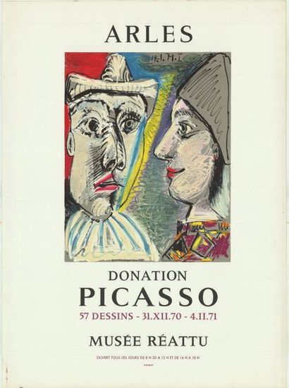 Pablo PICASSO - 1971 Arles Donation Picasso - Musée Réattu. Lithographie, Imprimerie...