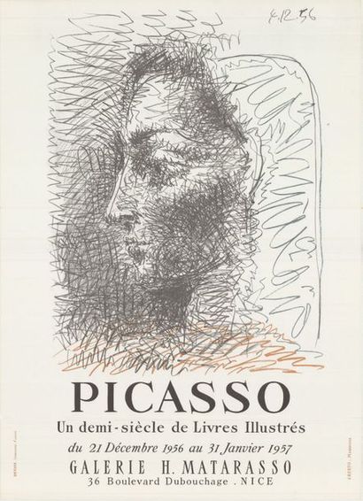 Pablo PICASSO - 1956 Un demi siècle de livres illustrés - Galerie Matarasso - Nice....