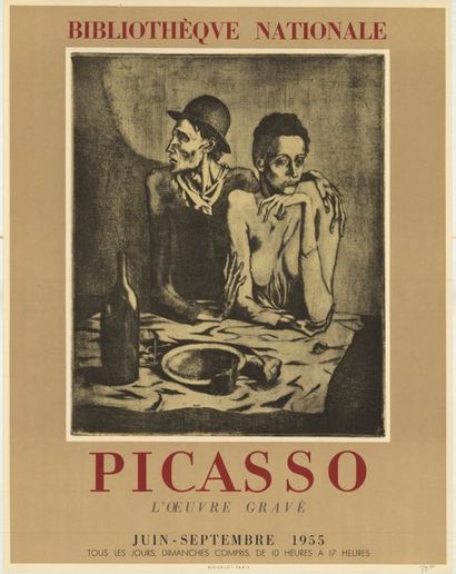 Pablo PICASSO - 1955 Bibliothèque Nationale - L'Œuvre gravé. Lithographie, Imprimerie...