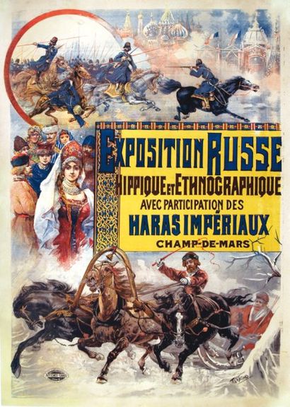 TAMAGNO Exposition Russe Hippique et Ethnographique avec participation des Haras...