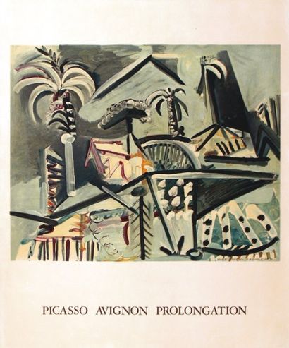 Picasso Avignon prolongation. Mourlot 1973 Aff. E. B.E. B + 69 x 57,5 cm 1970/3940...