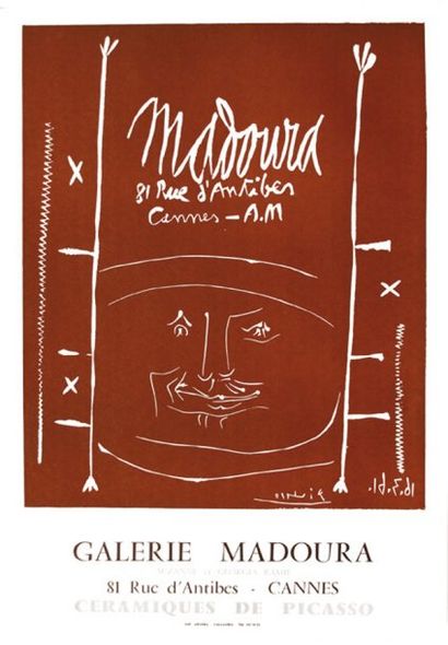 Picasso Madoura 1961 Céramiques de Picasso. Galerie Madoura - Suzanne et Georges...