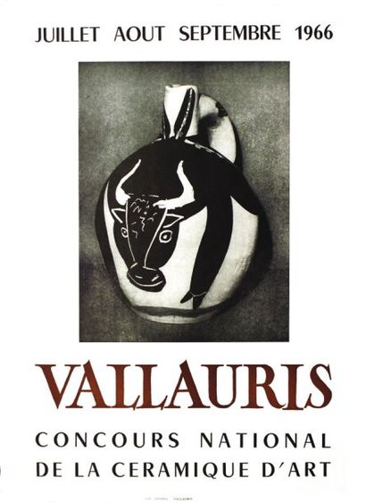 Picasso Vallauris Concours National de la Céramique d'Art 1966 Arnera Vallauris Aff....