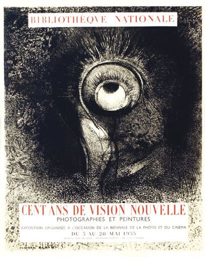Odilon Redon Bibliothèque Nationale 1955\ Cent ans de Vision Nouvelle - Photographies...