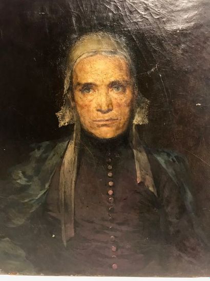 null Émile AURECHE (XIX-XX)

Portrait de vieille femme

Huile sur toile signée en...