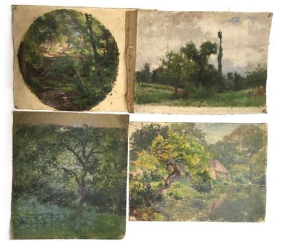null Jules-Cyrille Cavé (1859-c.1940)

12 études de vues de villages, de jardins,...