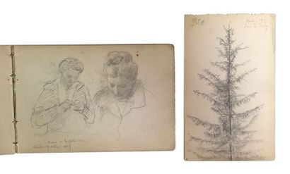 null Jules-Cyrille Cavé (1859-c.1940)

Six carnets de dessins

l’un annoté sur la...
