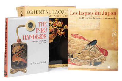 null Trois ouvrages :
- The Inro Handbook : Studies of Netsuke, Raymond Bushell,...