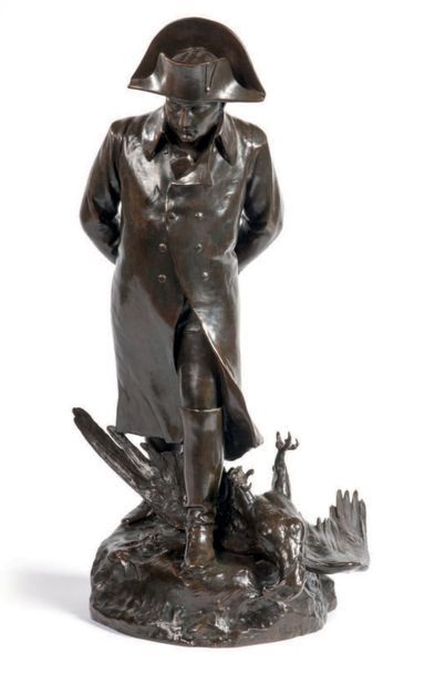 Antonin MERCIÉ (1845-1916) «L'Empereur Napoléon Ier»
Grand bronze à patine brune,...