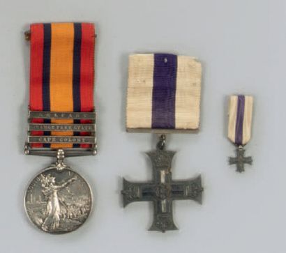null GRANDE BRETAGNE
Ensemble de trois décorations:
- Médaille de la Reine Victoria...