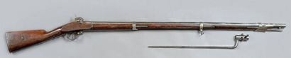 null Fusil d'essai à percussion modèle 1826 à cartouche Brunéel
Canon rond à pans...