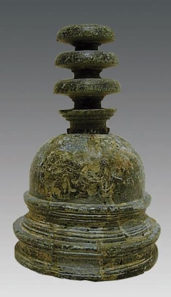 ART GRECO-BOUDDHIQUE DU GANDHARA (Ier - Vème siècle) Rare reliquaire en forme de...