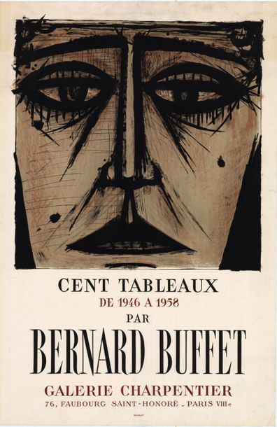 Bernard BUFFET - 1958/1961 - 2 affiches Les peintres témoins de leur temps - Affiche...