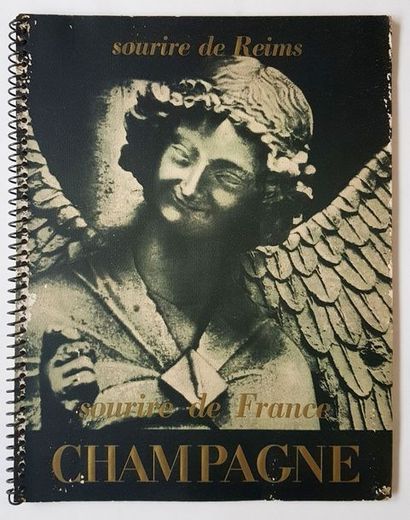 Paul IRIBE - ALBUM CHAMPAGNE - 1932 A la gloire du Champagne - 28x35cm
