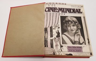 Reliure CINEMUNDIAL 1922 Revue espagnole, compléte en très bon état, quelques petites...