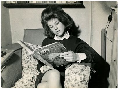 Photo originale - SHEILA Trés bon état. Portrait de Sheila en 1965, française, 1...