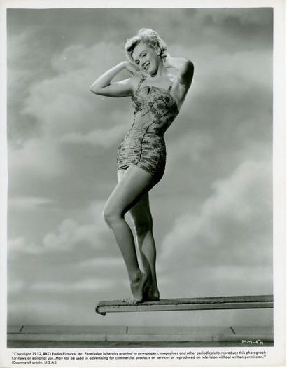 Photo originale - Marilyn MONROE Trés bon état. Portrait de Marilyn Monroe, U.S.,...
