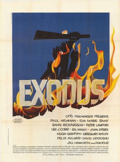 Affiche - EXODUS - 1960