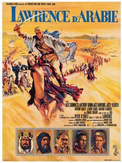 Affiche - LAWRENCE OF ARABIA - 1962