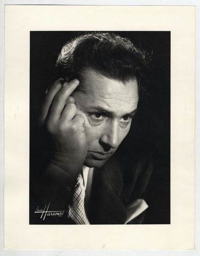 Photo originale - Pierre BRASSEUR Trés bon état. Pierre Brasseur. Photo Harcourt...