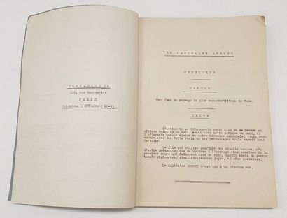 Découpage Technique - CAPITAINE ARDANT - 1951 Bon état, 125 pages, française, 21x30cm...