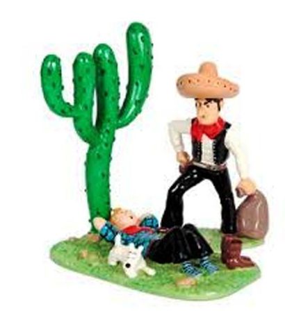 null PIXI 46201. Tintin dort et le bandit, avec cactus.
Moulinsart 2003. Boite bleue...