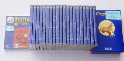 null DVD Atlas.
Collection complète des 21 DVD + le coffret des fiches «Tintin en...