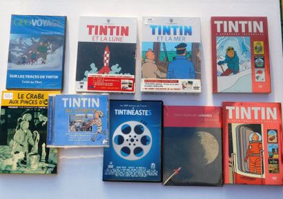Lot de 10 DVD. «Tintin au Cinéma» 1998 -...
