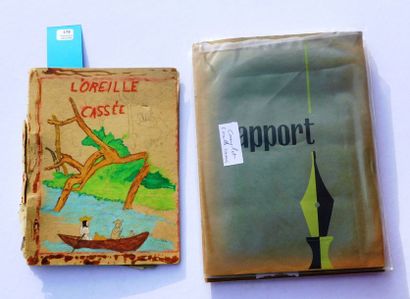 Les aventures de Tintin en strips. Deux cahiers...