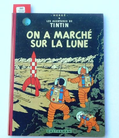 null On a marché sur la lune.
Edition originale belge. Casterman 1954, 4e plat B11,...