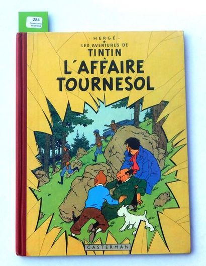 null L'Affaire Tournesol.
Edition originale française. Casterman 1956, 4e plat B19,...