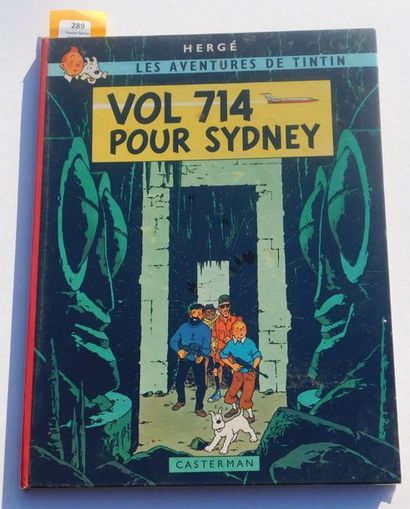 null Vol 714 pour Sydney.
Edition originale 1968, 4e plat B37, dos carré rouge. Première...