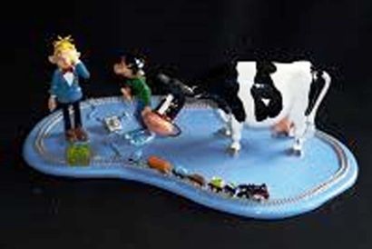 null PIXI 4772. Le train électrique de Gaston et sa vache.
D'après Franquin 2005....