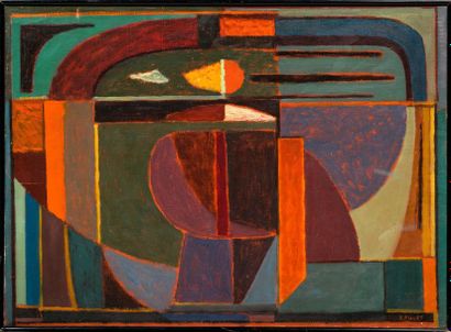 Edgard PILLET (1912-1996) Altar, 1947
Huile sur toile
Signé en bas à droite
53 x...