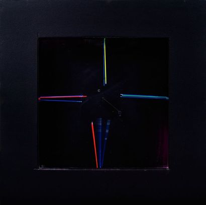 HUGO DEMARCO (1932-1995) Vibration, 1993
Modulation lumineuse de couleur dans un...