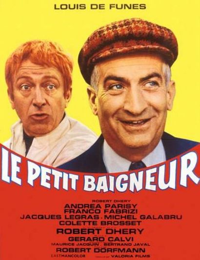 LE PETIT BAIGNEUR - 1967 Affiche Française, 120x160cm - pliée en très bon état -...