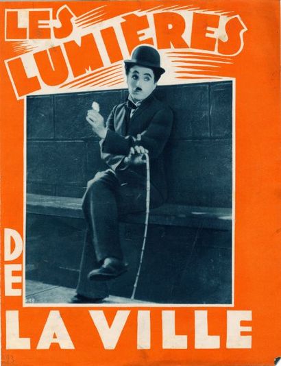 CITY LIGHTS - 1931 Dossier Presse, 23x30cm - 4 pages - Film réalisé par Charles ...