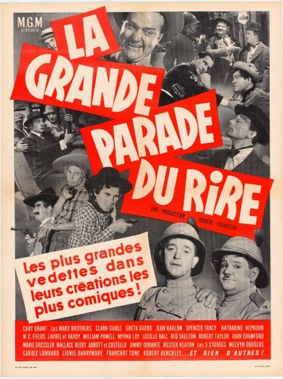 THE MGM'S BIG PARADE OF COMEDY - 1964 Affiche Française, 60x80cm - Film réalisé par...