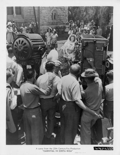 CARNIVAL IN COSTA RICA - 1947 Photo originale en très bon état, U.S., 20x25cm - Film...