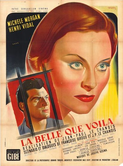 BELLE QUE VOILA (la) - 1949 Affiche originale Française, 120x160cm - Pliée en bon...