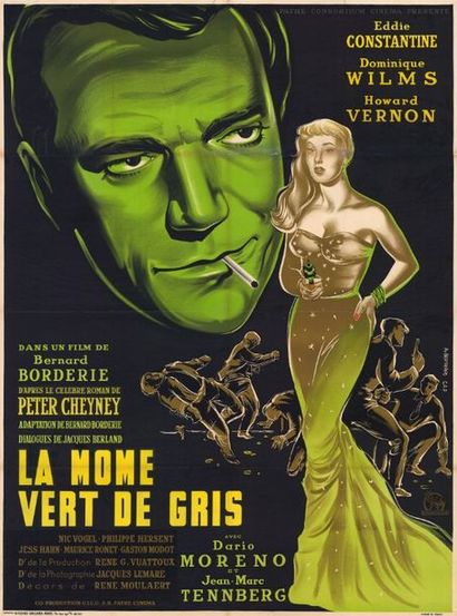 3 ex. - MOME VERT DE GRIS (la) - 1953 Affiche originale Française, 120x160cm - 3...