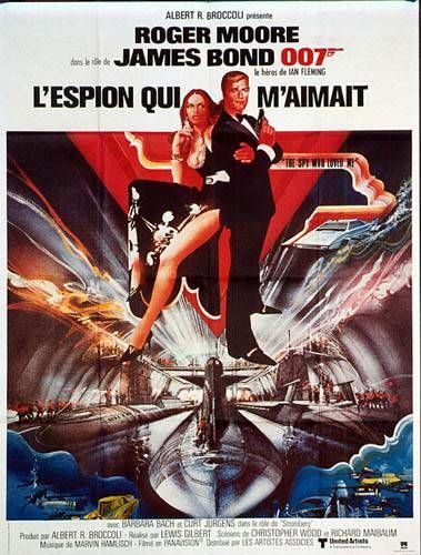 5 ex. - SPY WHO LOVED ME (the) - 1977 Affiche originale Française, 120x160cm - 5...