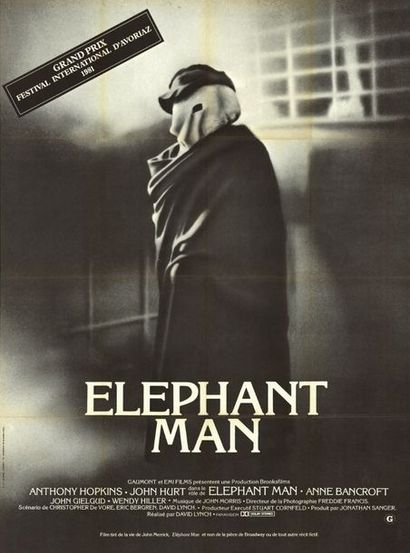 7 ex. - ELEPHANT MAN (the) - 1980 Affiche originale Française, 120x160cm - 7 exemplaires...