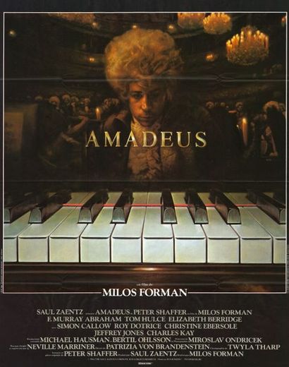 5 ex. - AMADEUS - 1984 Affiche originale Française, 120x160cm - 5 exemplaires en...