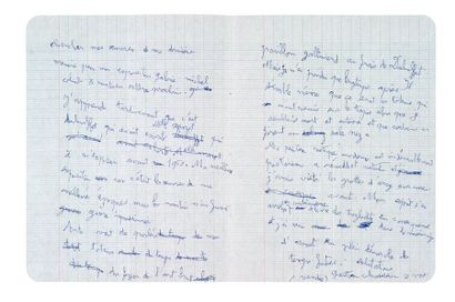 Gaston CHAISSAC (1910-1964) Lettre autographe signée à l'écrivain et critique d'art...