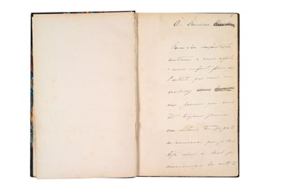 Alexandre DUMAS fils (1824-1895) [Lettre à Paul Alexis]. Manuscrit avec corrections...