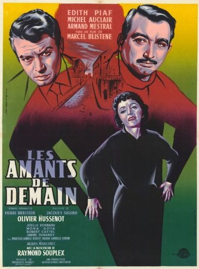 AMANTS DE DEMAIN (les) - 1958 MASCII - Affiche originale Française, 60x80cm - Affiche...